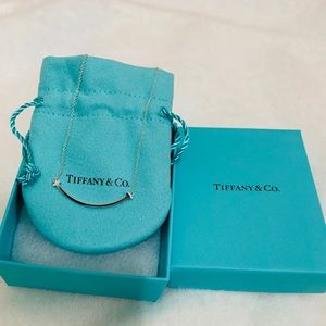 Tiffany T smile Pendant in Sterling Silver